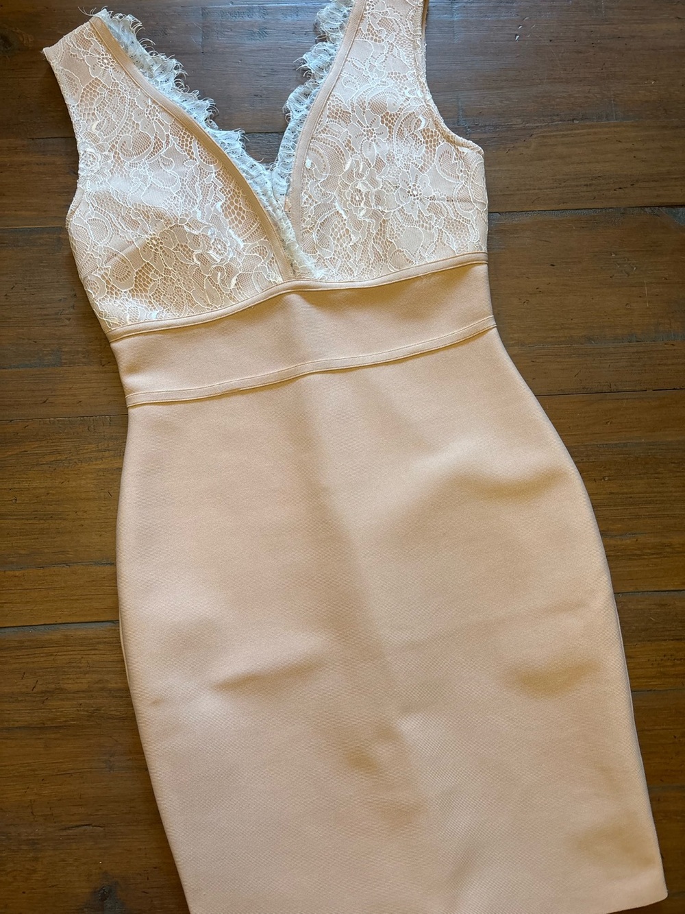 Dream it wear it pink lace bodycon dress